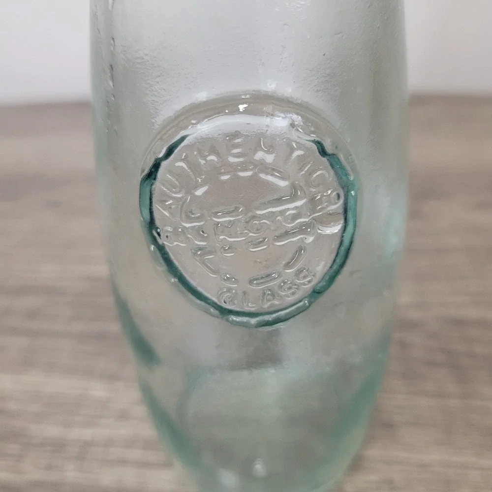 Authentic Recycled Glass Bottle Decorative Vase Bud Vase‎ Mini Milk Bottle